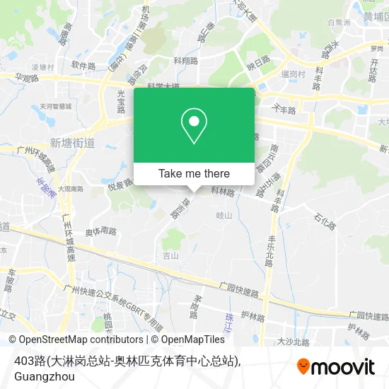 403路(大淋岗总站-奥林匹克体育中心总站) map