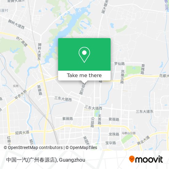 中国一汽(广州春源店) map