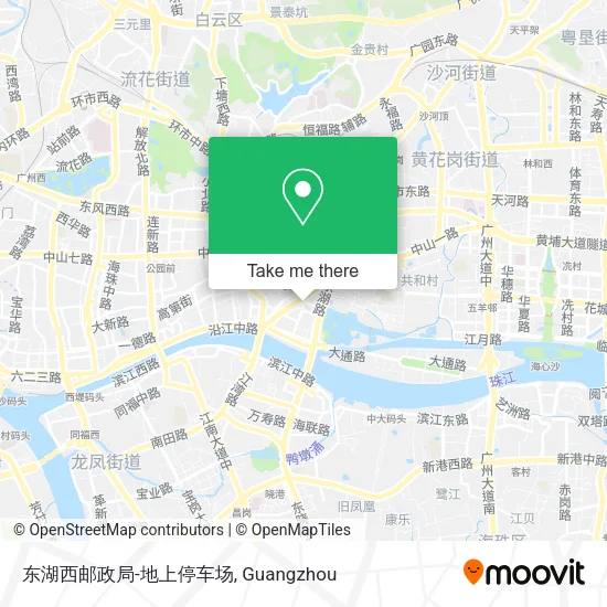 东湖西邮政局-地上停车场 map