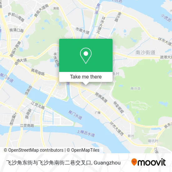 飞沙角东街与飞沙角南街二巷交叉口 map