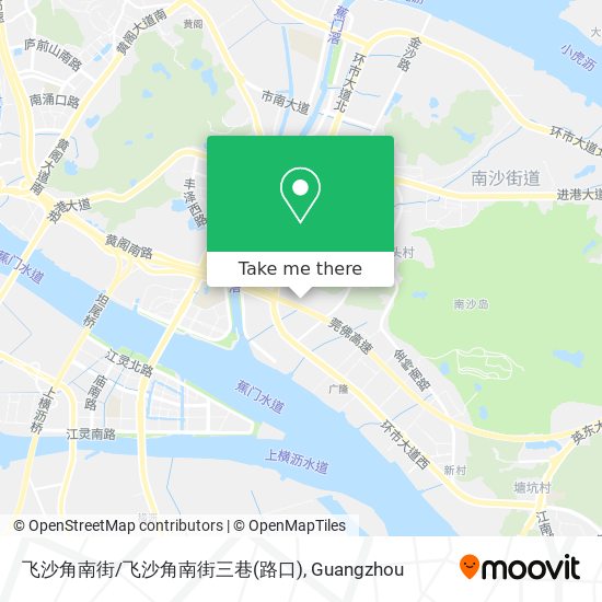 飞沙角南街/飞沙角南街三巷(路口) map
