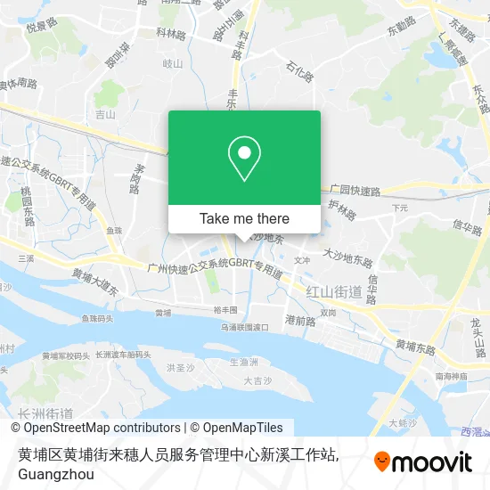 黄埔区黄埔街来穗人员服务管理中心新溪工作站 map