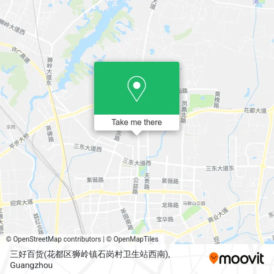 三好百货(花都区狮岭镇石岗村卫生站西南) map