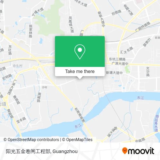 阳光五金卷闸工程部 map