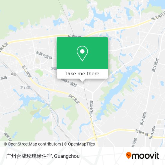 广州合成玫瑰缘住宿 map