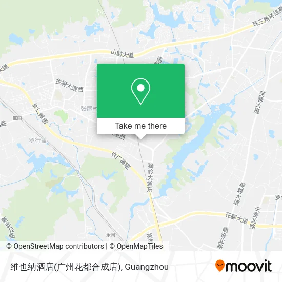 维也纳酒店(广州花都合成店) map