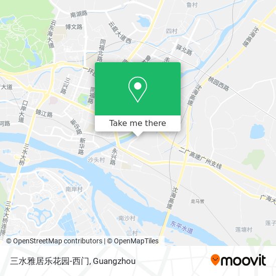 三水雅居乐花园-西门 map