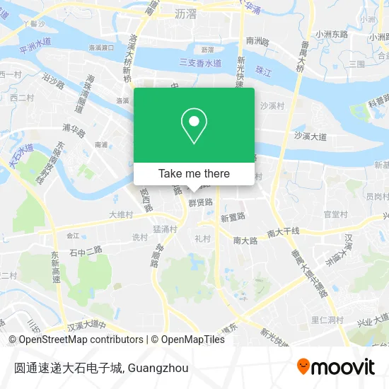 圆通速递大石电子城 map