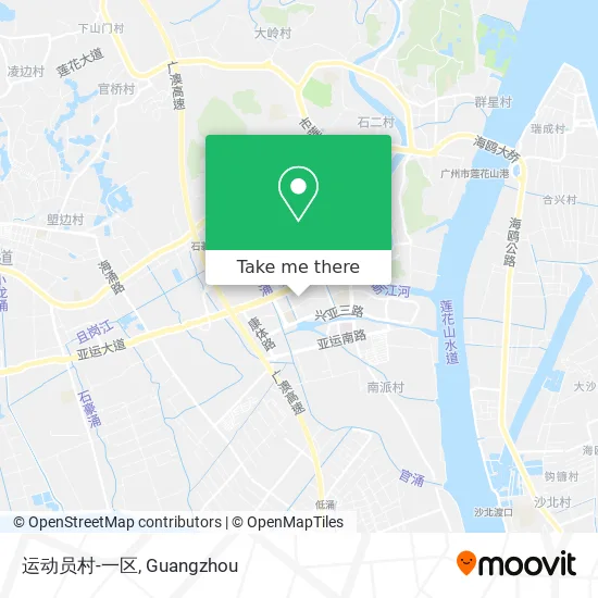 运动员村-一区 map