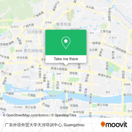 广东外语外贸大学天河培训中心 map