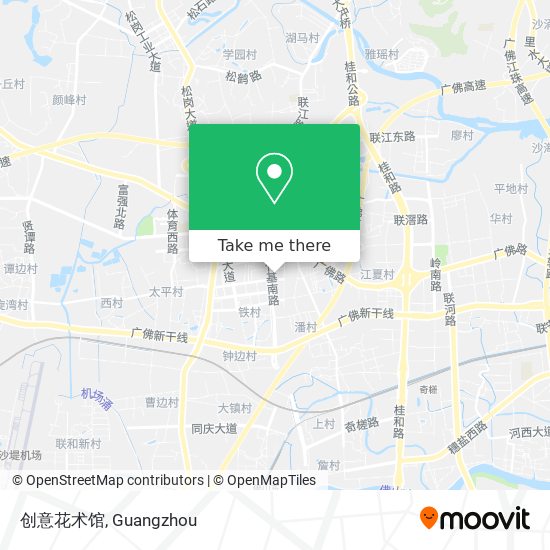 创意花术馆 map