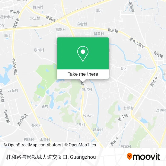 桂和路与影视城大道交叉口 map