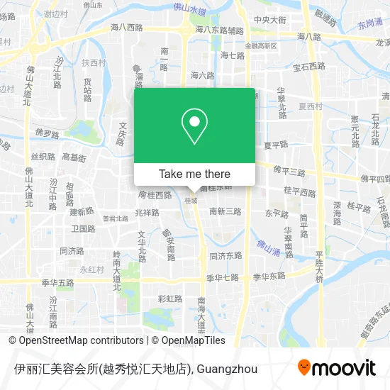 伊丽汇美容会所(越秀悦汇天地店) map
