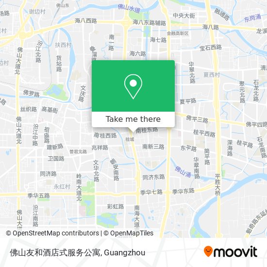 佛山友和酒店式服务公寓 map