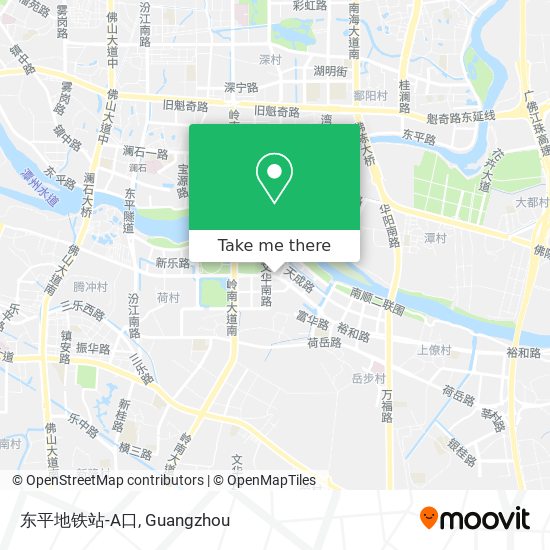 东平地铁站-A口 map