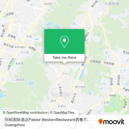 同裕国际酒店Paklee WesternRestaurant西餐厅 map