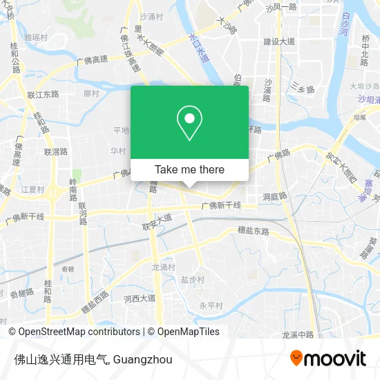 佛山逸兴通用电气 map