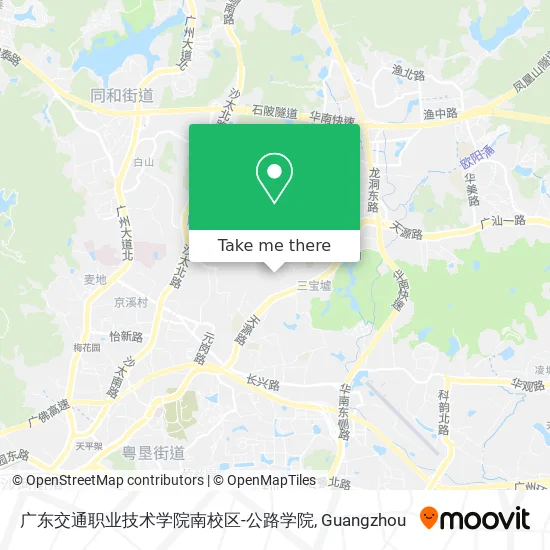 广东交通职业技术学院南校区-公路学院 map