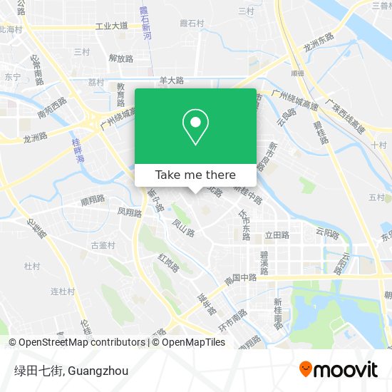 绿田七街 map
