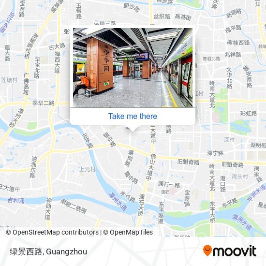 绿景西路 map