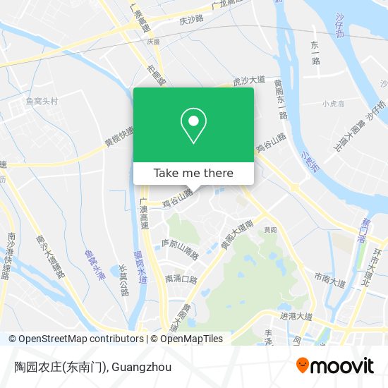 陶园农庄(东南门) map