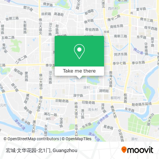 宏城·文华花园-北1门 map