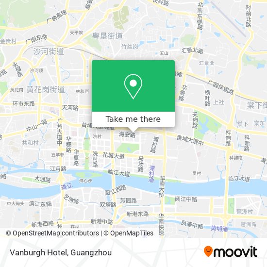 Vanburgh Hotel map