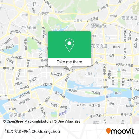 鸿瑞大厦-停车场 map