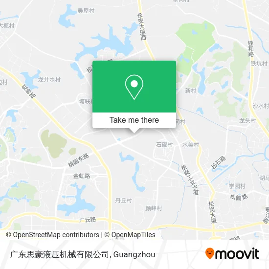 广东思豪液压机械有限公司 map