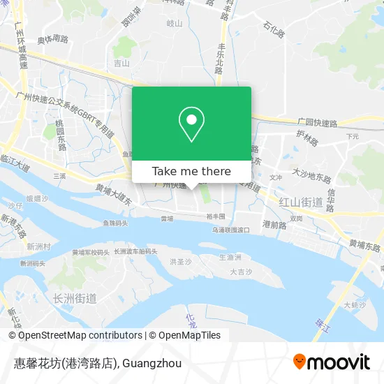 惠馨花坊(港湾路店) map