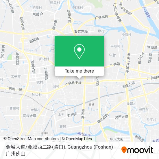 金城大道/金城西二路(路口) map