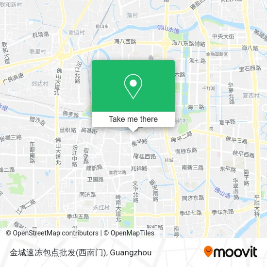 金城速冻包点批发(西南门) map