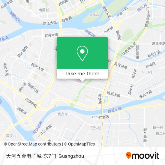 天河五金电子城-东7门 map