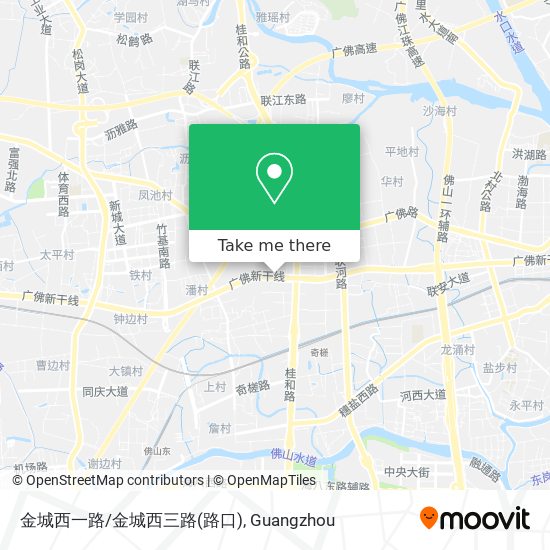金城西一路/金城西三路(路口) map