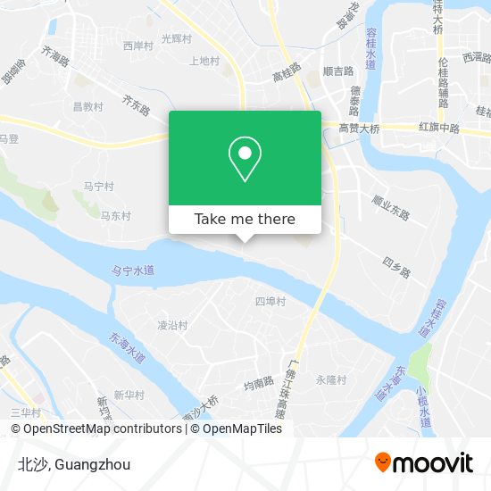 北沙 map