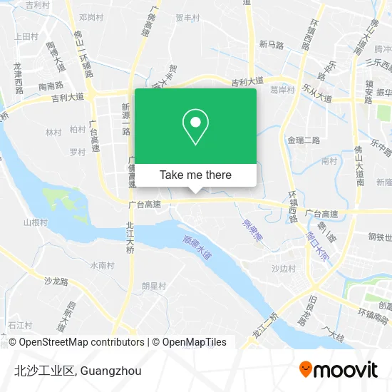 北沙工业区 map