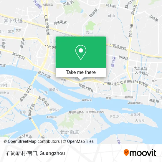 石岗新村-南门 map
