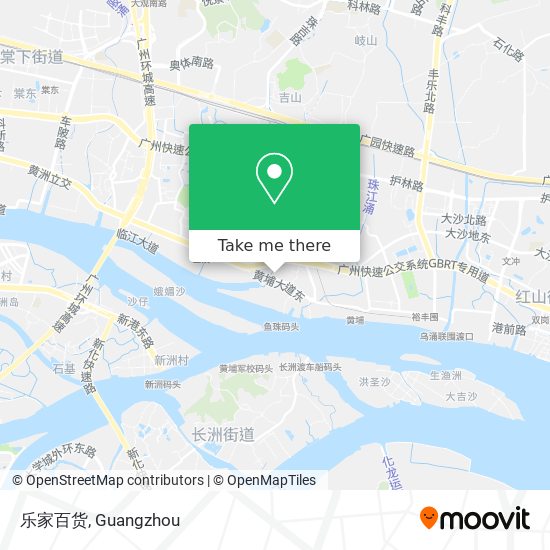 乐家百货 map