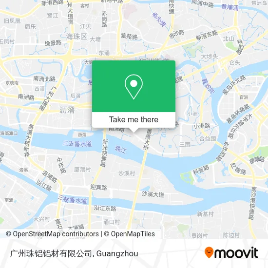 广州珠铝铝材有限公司 map