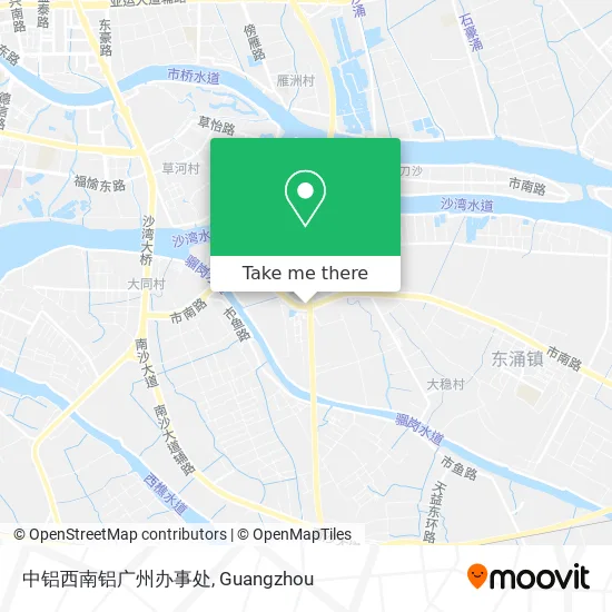 中铝西南铝广州办事处 map