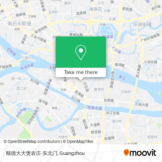顺德大大煲农庄-东北门 map