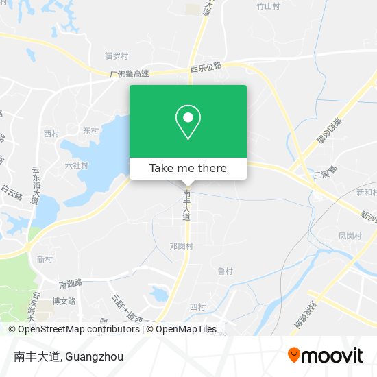 南丰大道 map