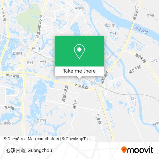 心溪古道 map