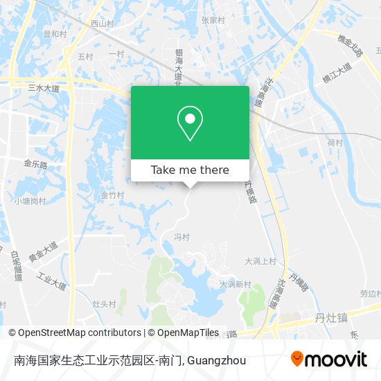 南海国家生态工业示范园区-南门 map
