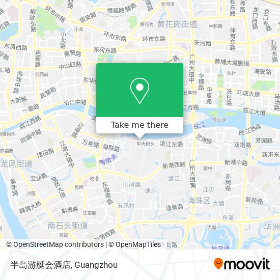 半岛游艇会酒店 map