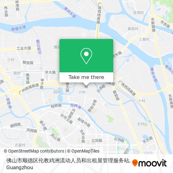 佛山市顺德区伦教鸡洲流动人员和出租屋管理服务站 map