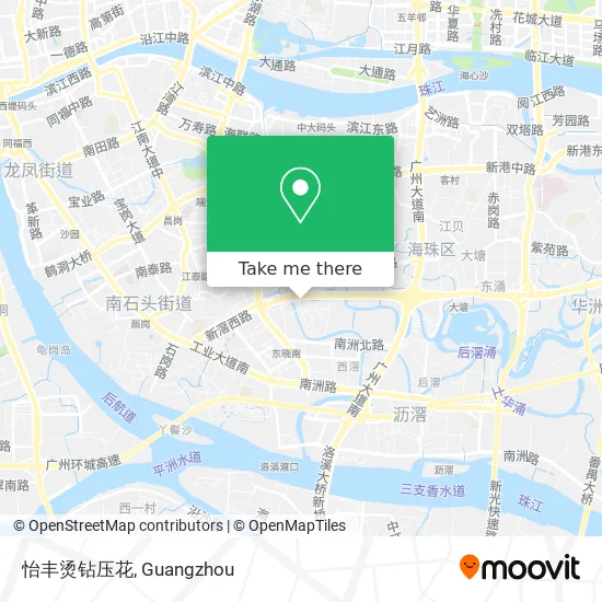 怡丰烫钻压花 map