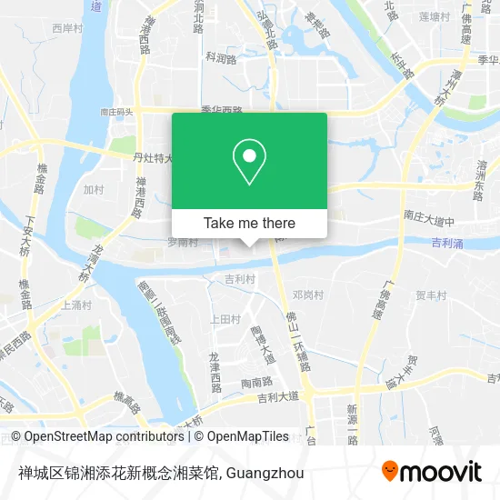 禅城区锦湘添花新概念湘菜馆 map