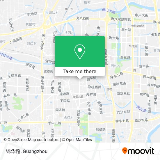 锦华路 map