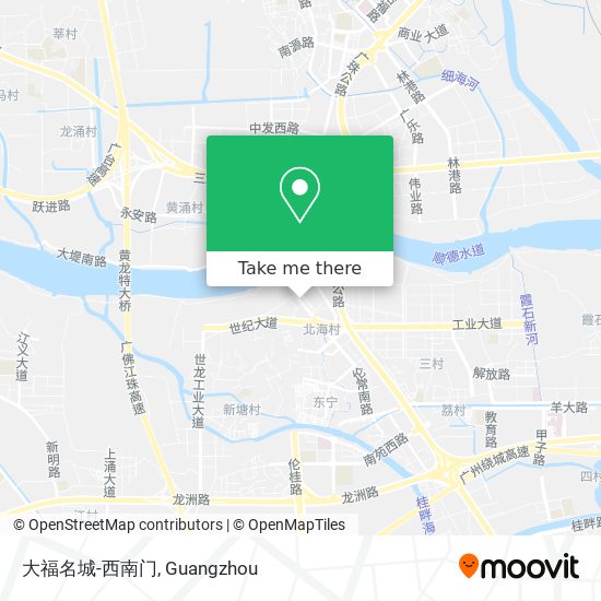 大福名城-西南门 map